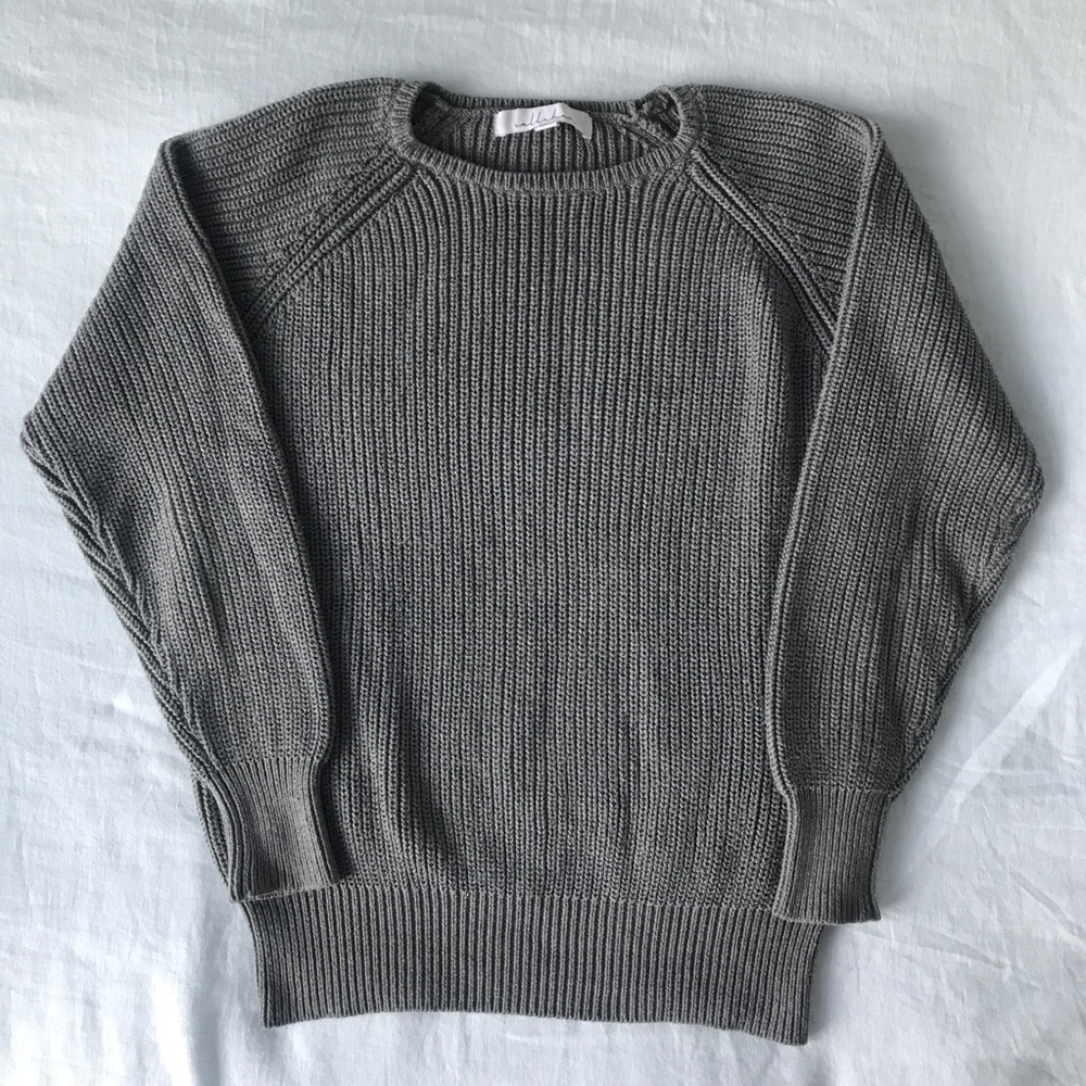 Callahan gray cotton sweater- XS